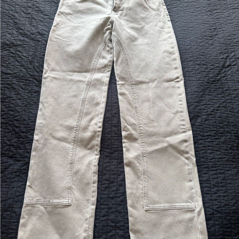 Free People Cream Women Jeans